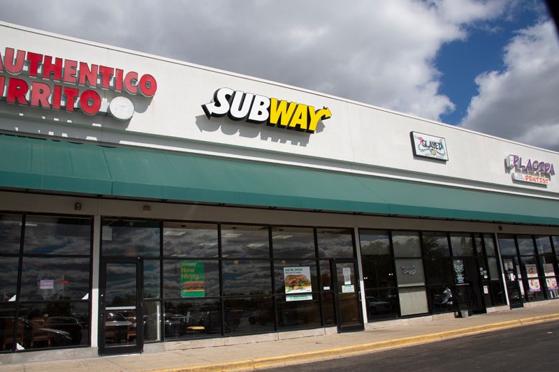 Front of Subway
